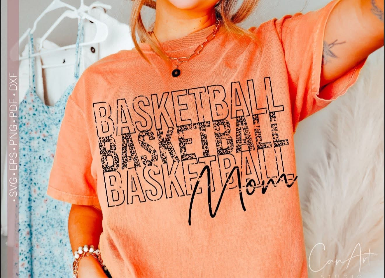 Basketball x3 Mom - T SHIRT - (Gildan/Jerzee)