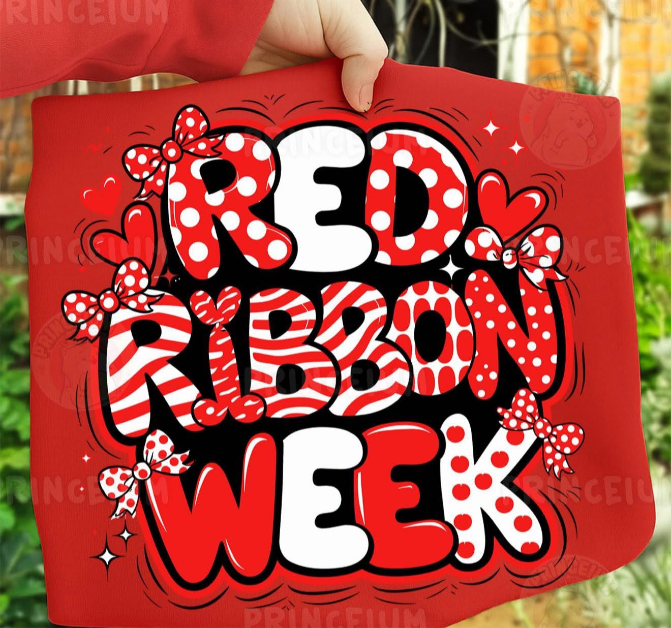 Red Ribbon Week - T SHIRT - (Bella/Comfort Color)