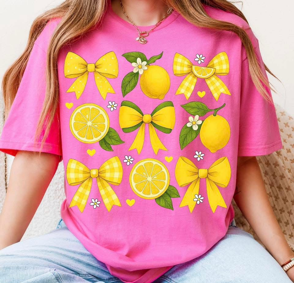 Lemons & Bows - T SHIRT - (Jerzee/Gildan)