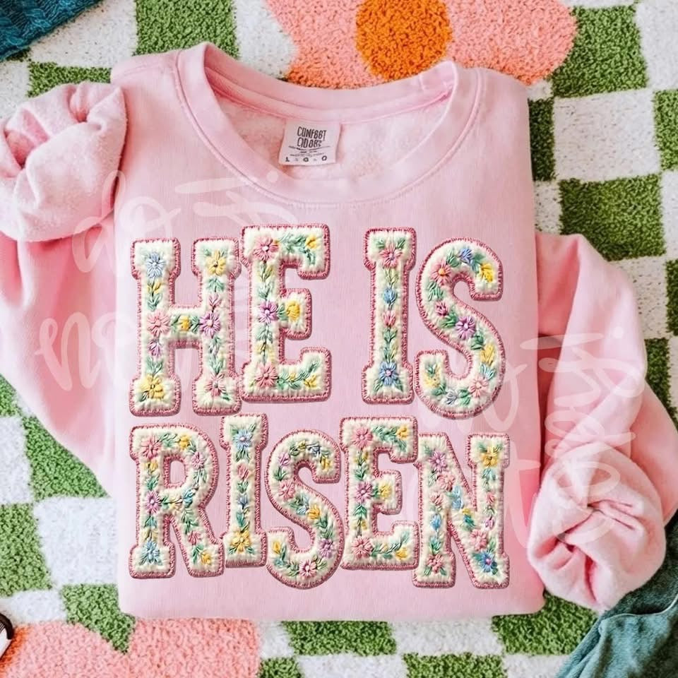 He Is Risen- T SHIRT-(GILDAN/JERZEE)