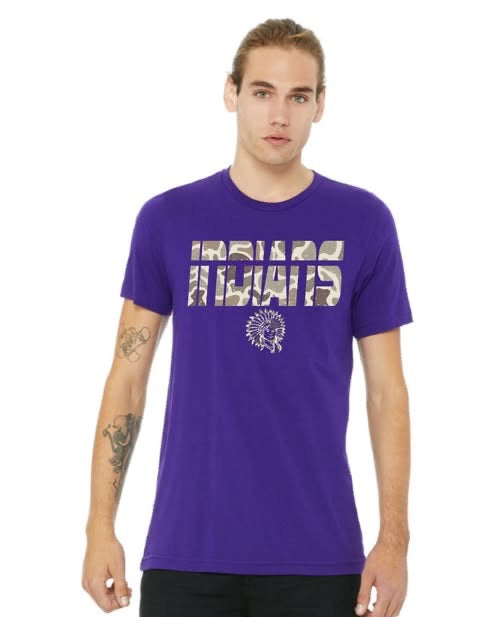 INDIANS CAMO WITH MASCOT -DRI FIT - (CORE 365) 080426LW