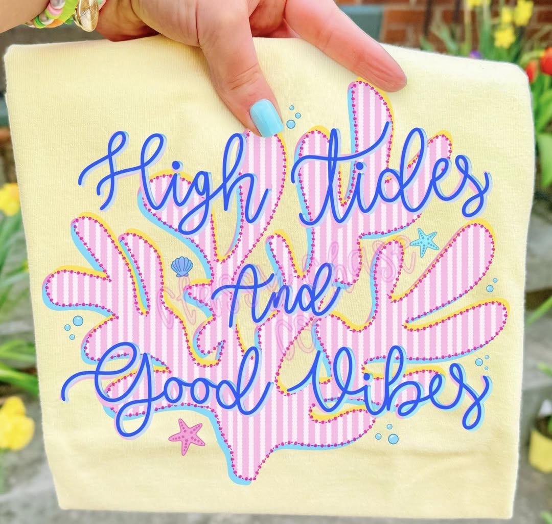 High Tides & Good Vibes- LONG SLEEVE - (GILDAN) 053026LW