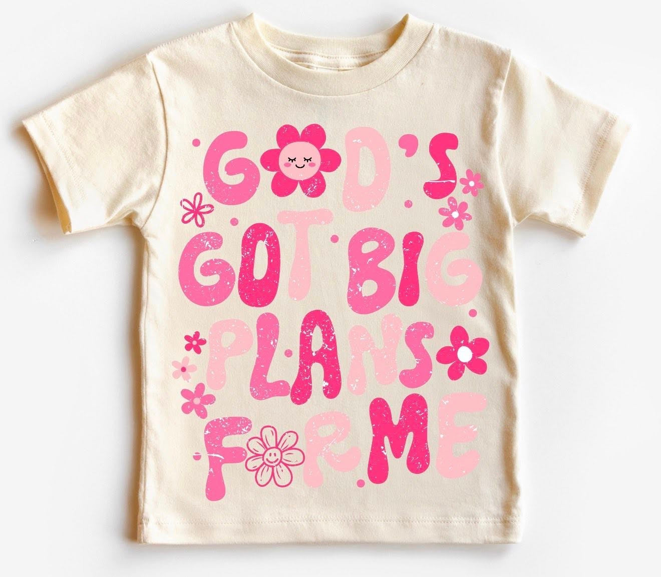 God‘s got big plans for me 🩷 - TSHIRT- (GILDAN/LAT)