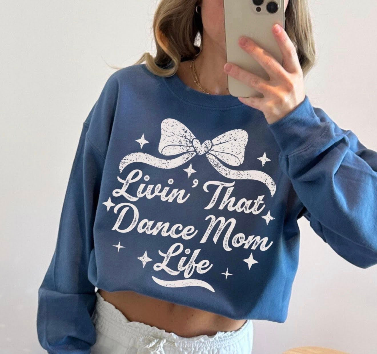 Livin’ That Dance Mom Life 💃 - T SHIRT - (GILDAN/JERZEES)
