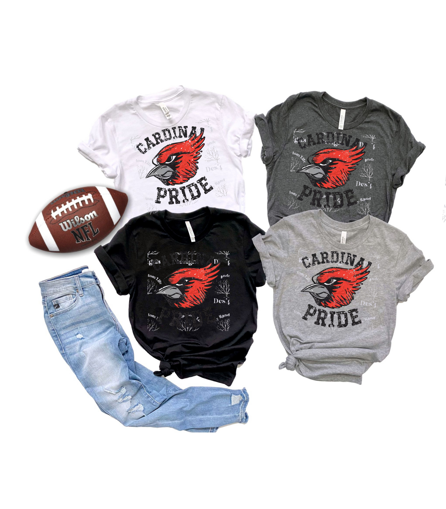 Cardinal Pride Mascot head T-shirt