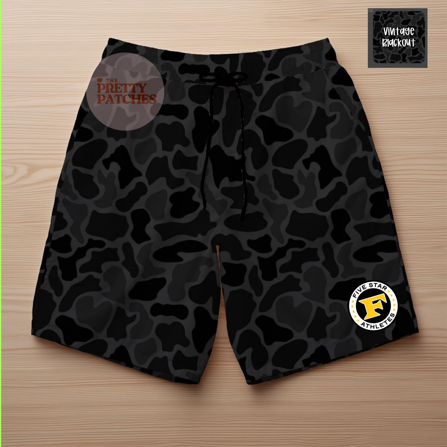 Vintage blackout (FIVE STAR) ADULT - PREORDER