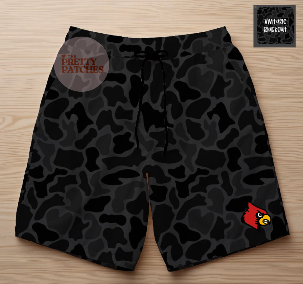 Vintage blackout (bridge city cardinals head) YOUTH- PREORDER