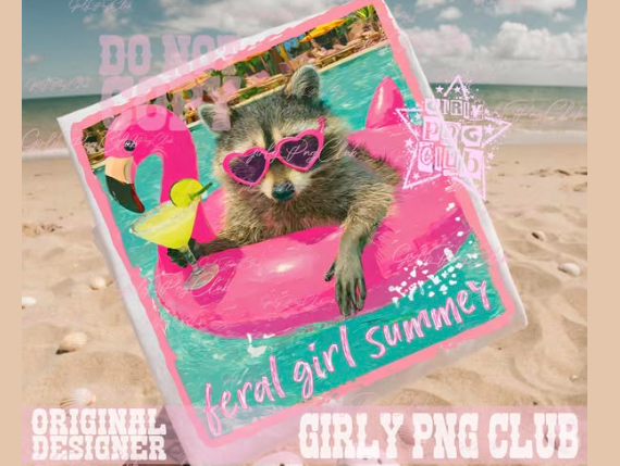 Feral Girl Summer 🍹 -T-SHIRT - (GILDAN/JERZEES) 061226br