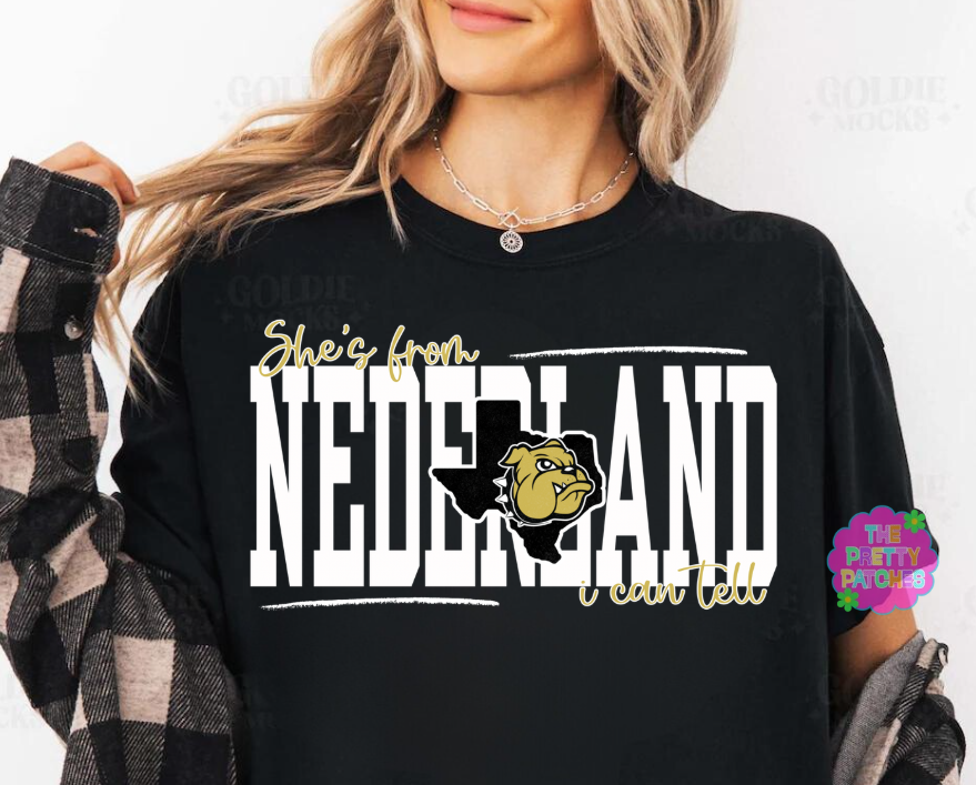 SHE'S FROM NEDERLAND I CAN TELL- (BELLA SWEATSHIRT) -050626KRV