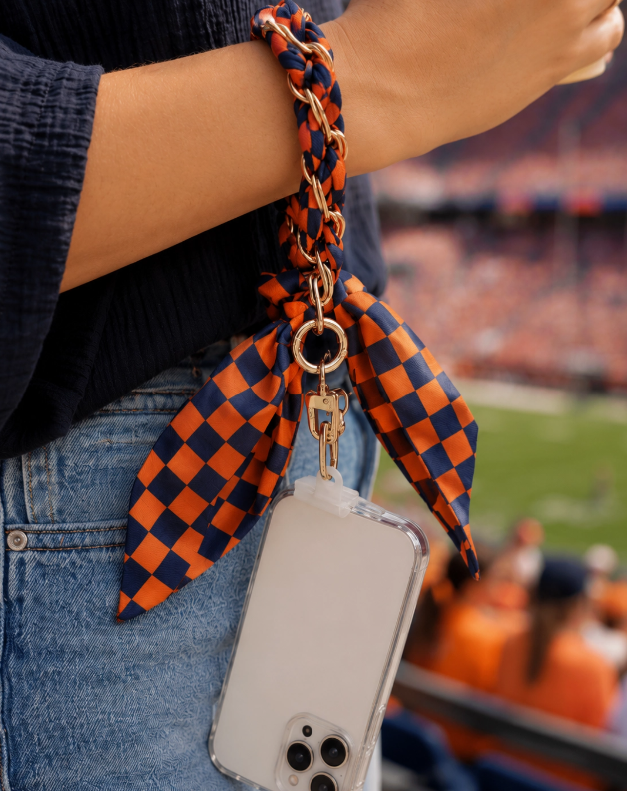 Gameday Scarf Phone Wristlet 073126AS