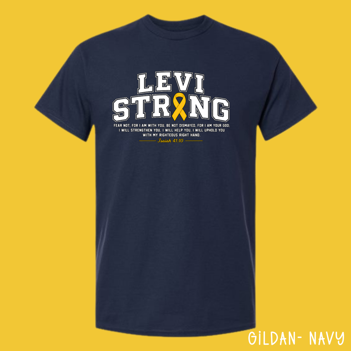 LEVI STRONG FUNDRAISER TEES -T SHIRT - (GILDAN) 080726LW