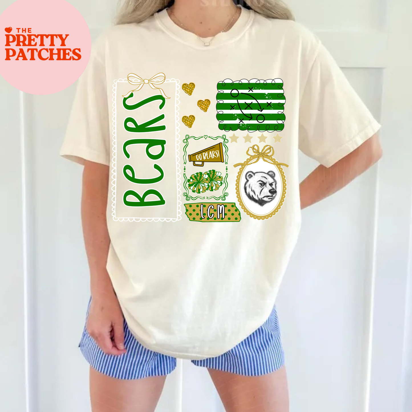 GAME DAY STAMPS (LCM BEARS) - T-SHIRT - (GILDAN) 052726jb