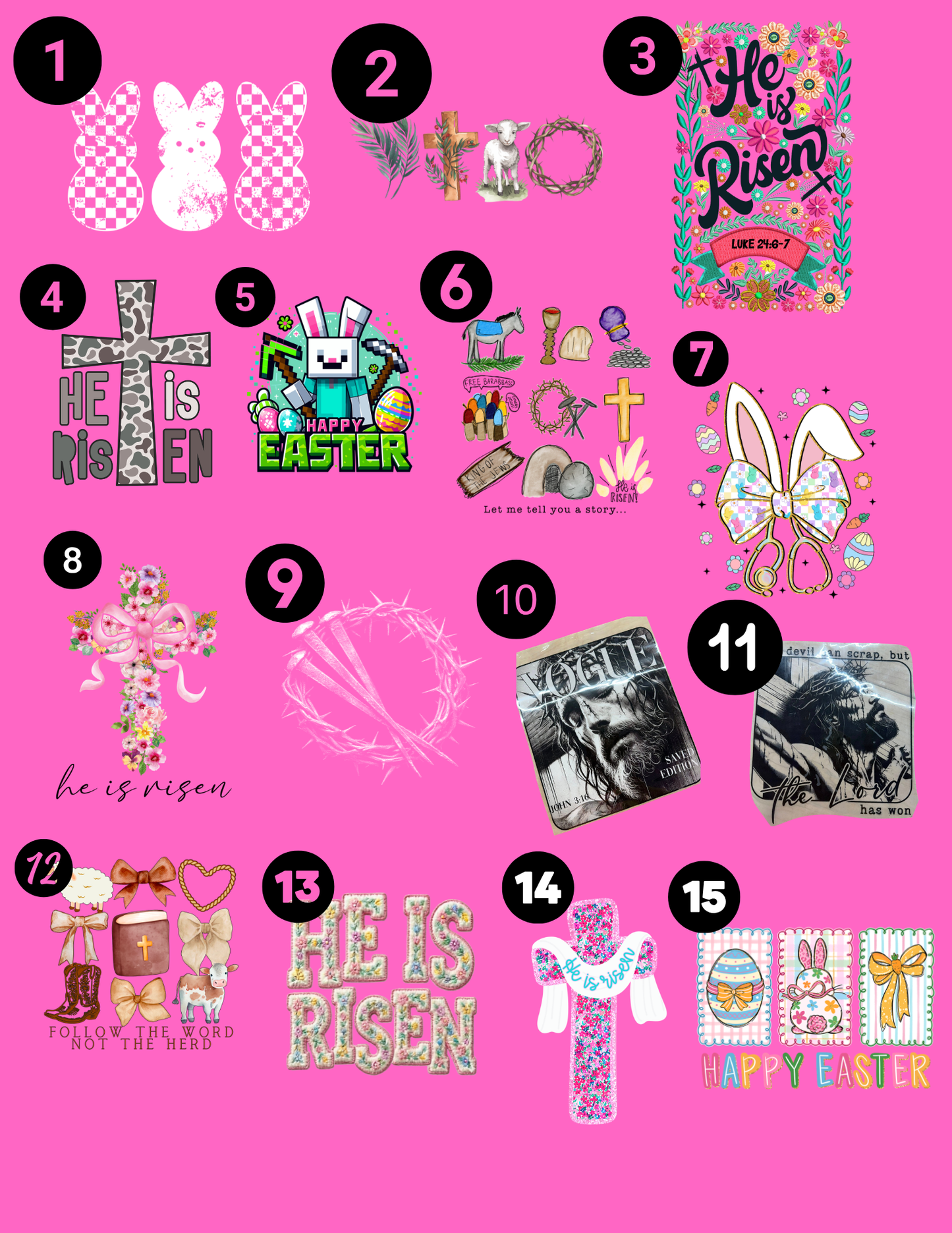 EASTER IMAGES- T-SHIRT - GILDAN MYSTERY