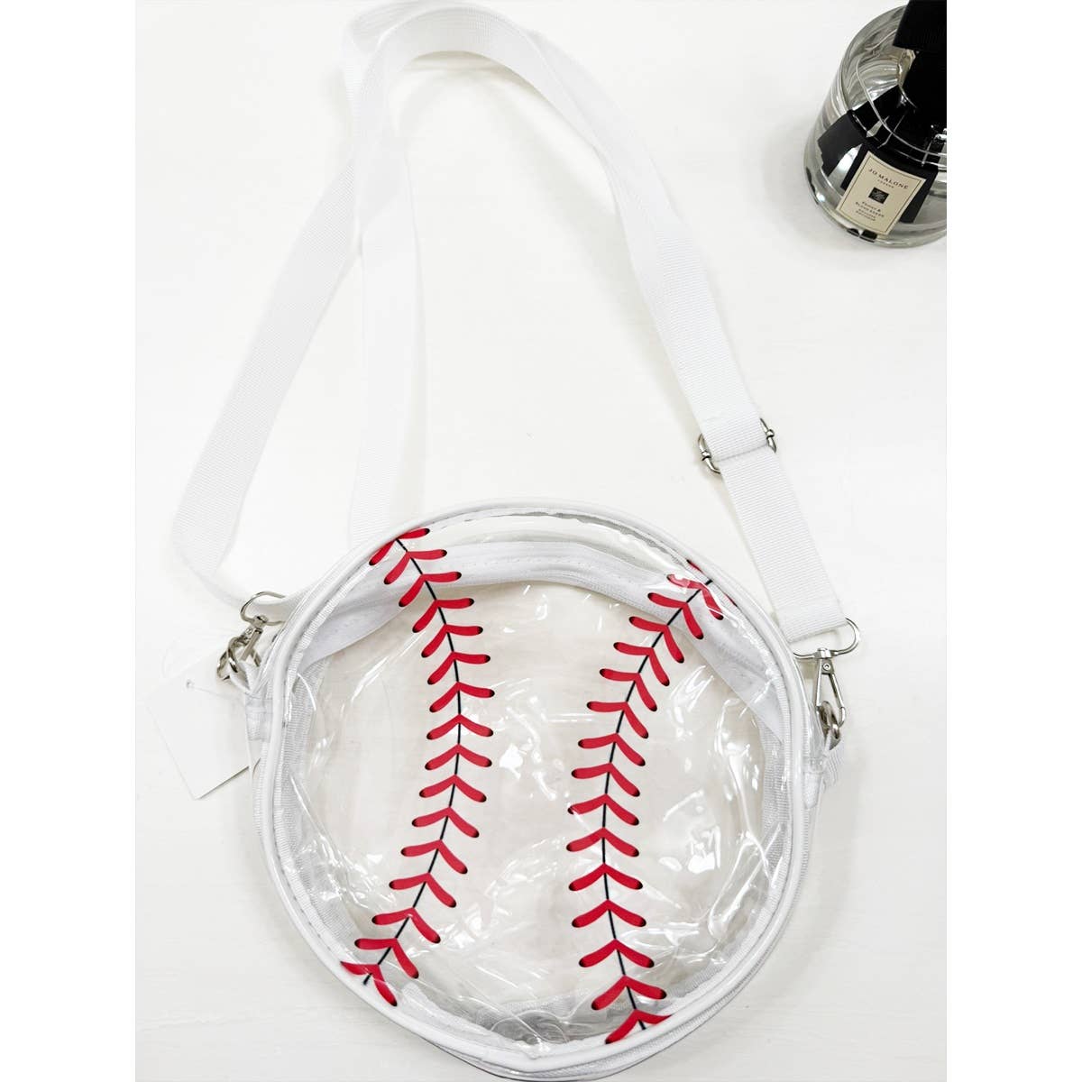 Stadium Approved Clear Baseball Crossbody Bag   2439