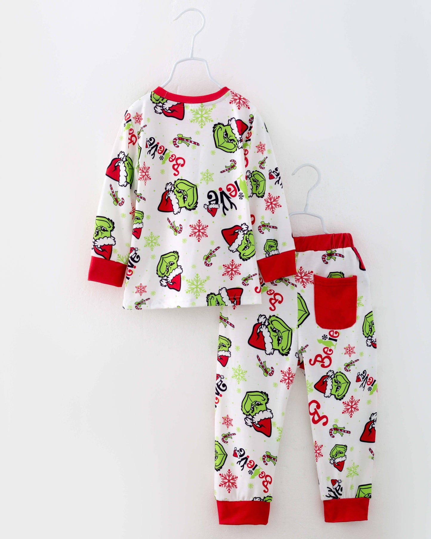Holiday Grinch Boy Pajamas Sleepwear Clothes Set PJB40039