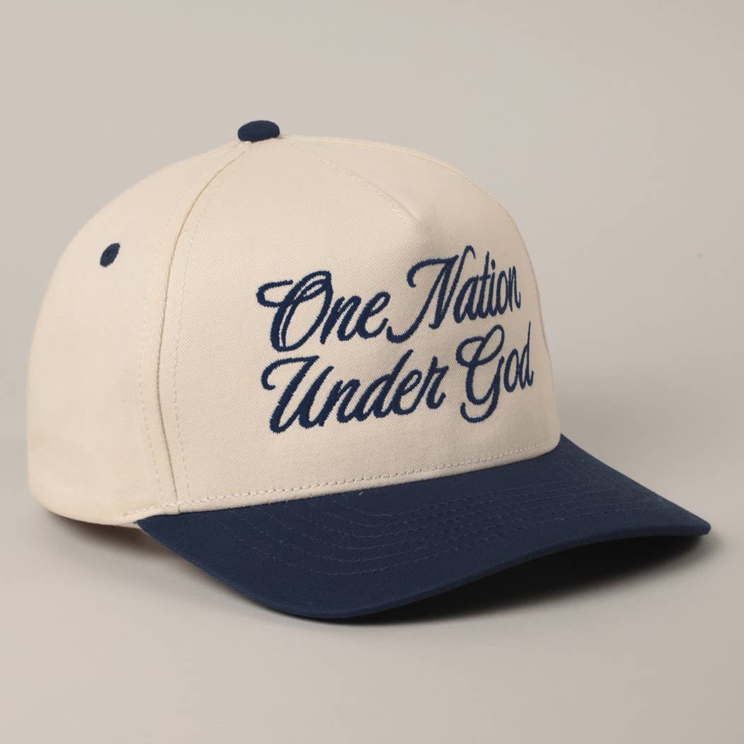 Fashion City - One Nation Under God Two-Tone Trucker Hat