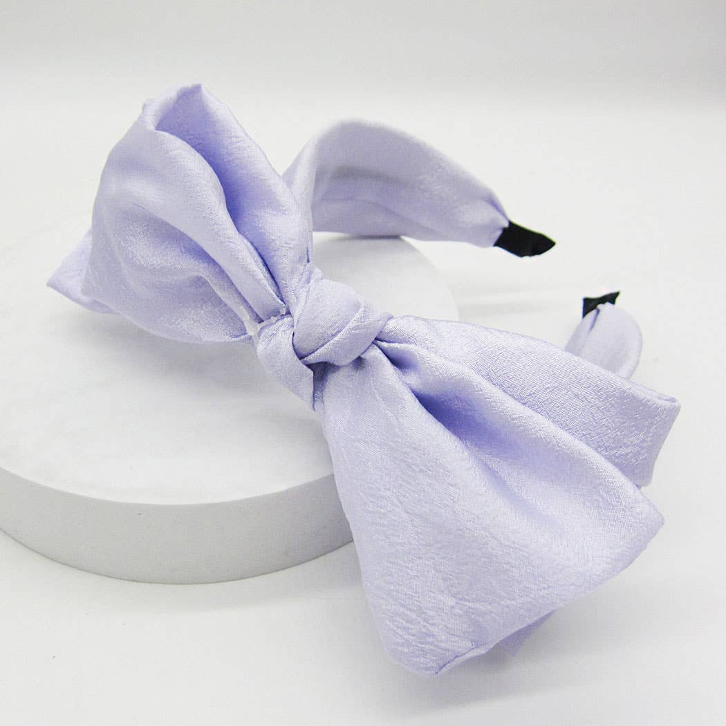 Fluffy Colorful Bow Headband FCB6