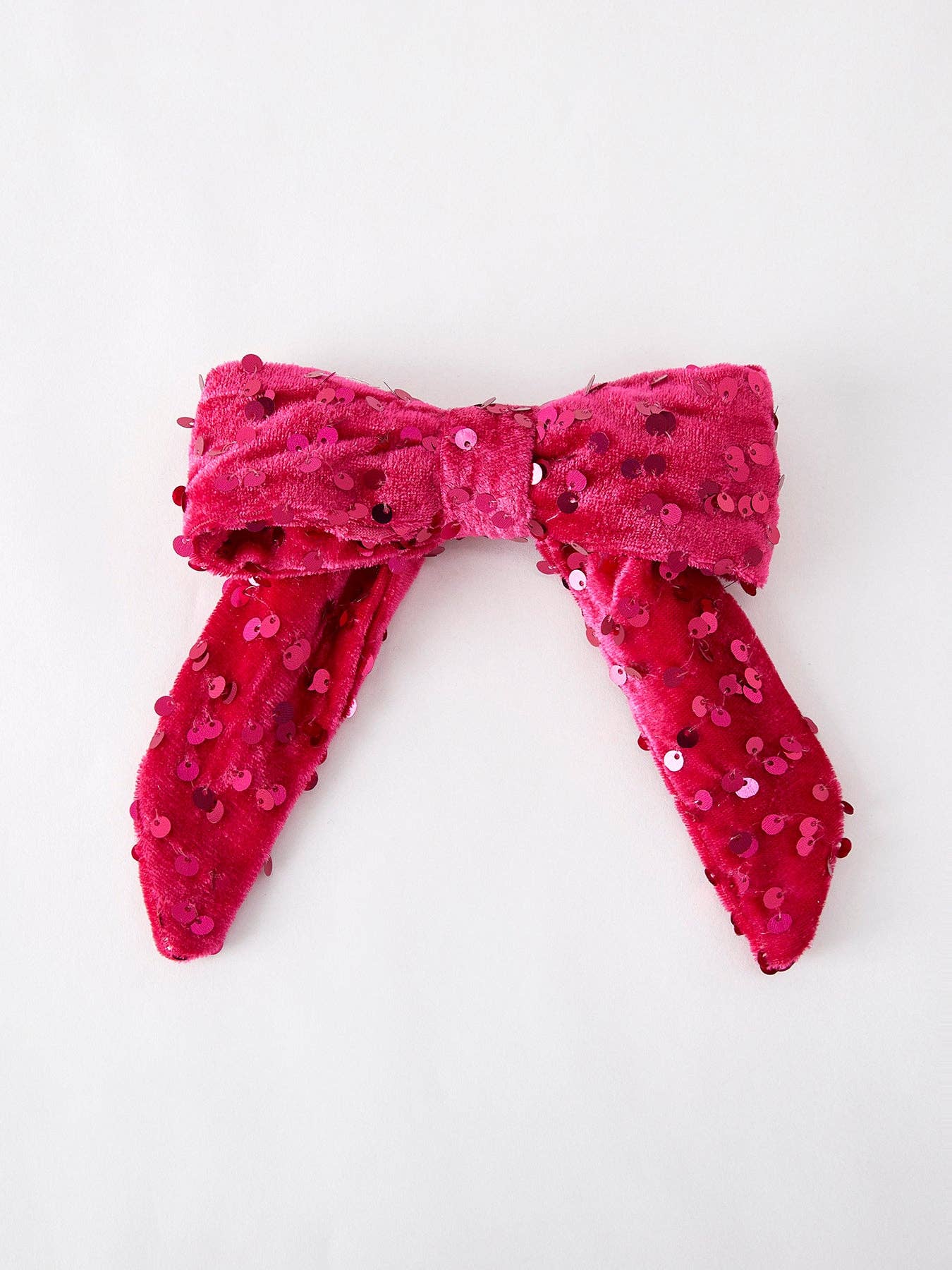 Girls Sequin Bow Hair Clip ACG567