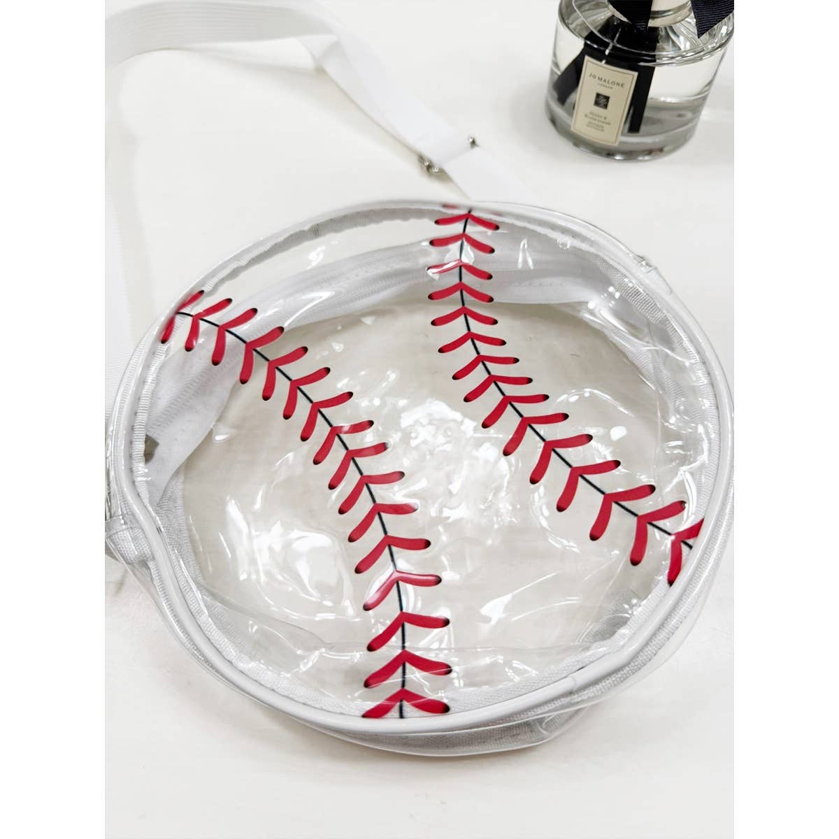 Stadium Approved Clear Baseball Crossbody Bag   2439