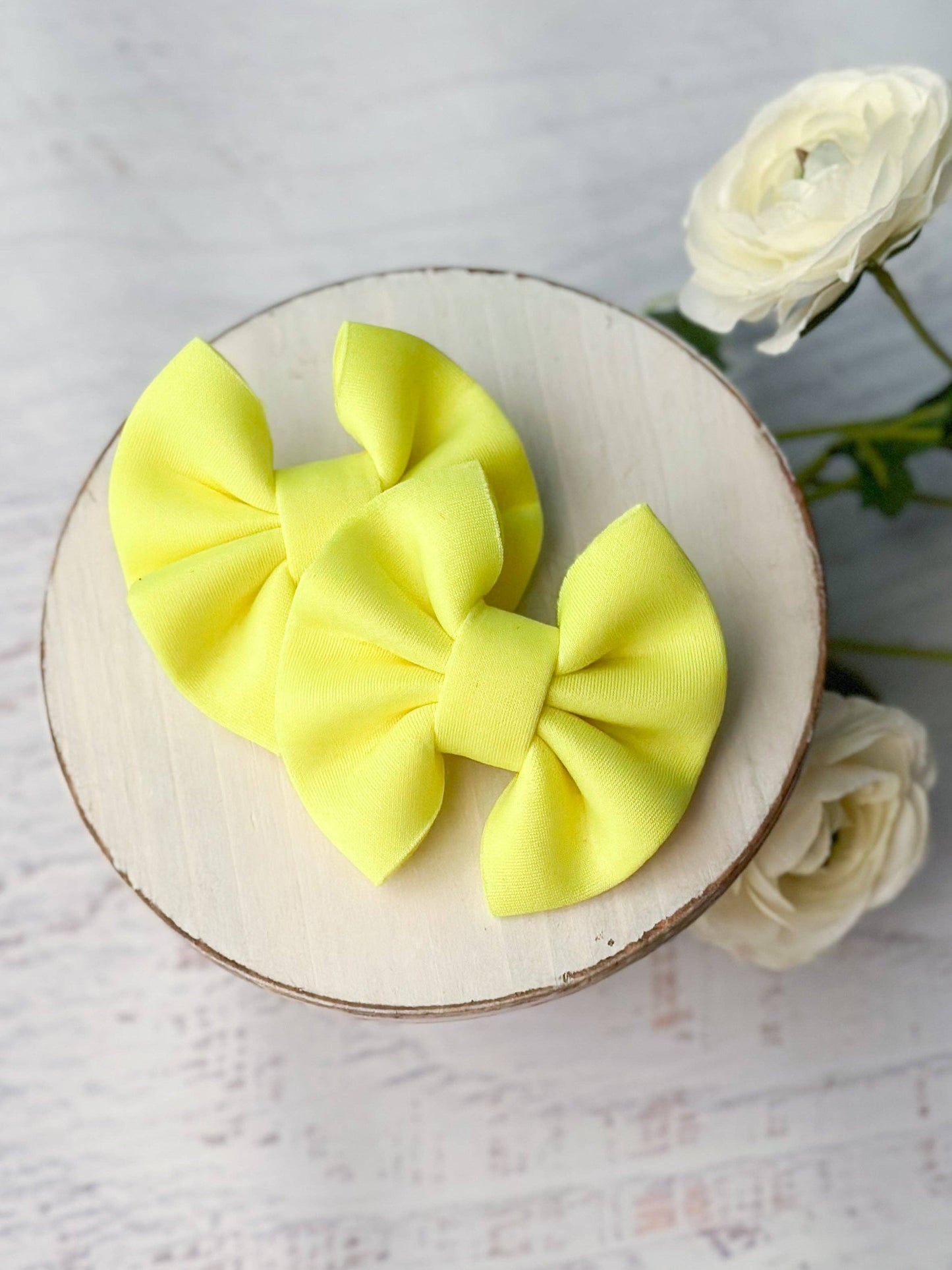 Puffy Pigtail Bows - Set of 2 7914