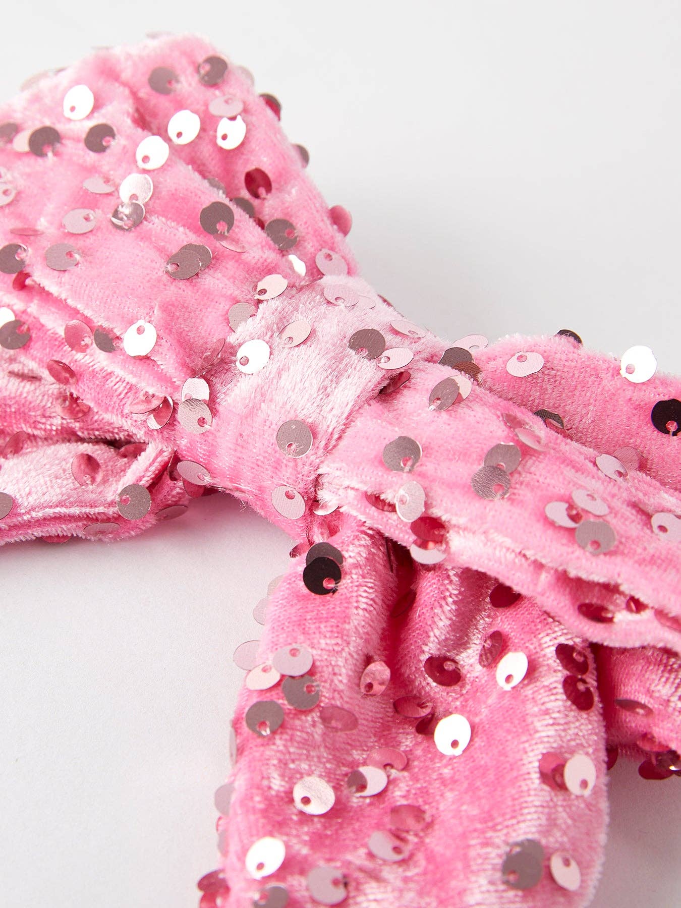 Girls Sequin Bow Hair Clip ACG567