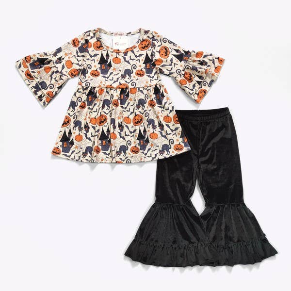 Vintage Halloween Girls Set 36199