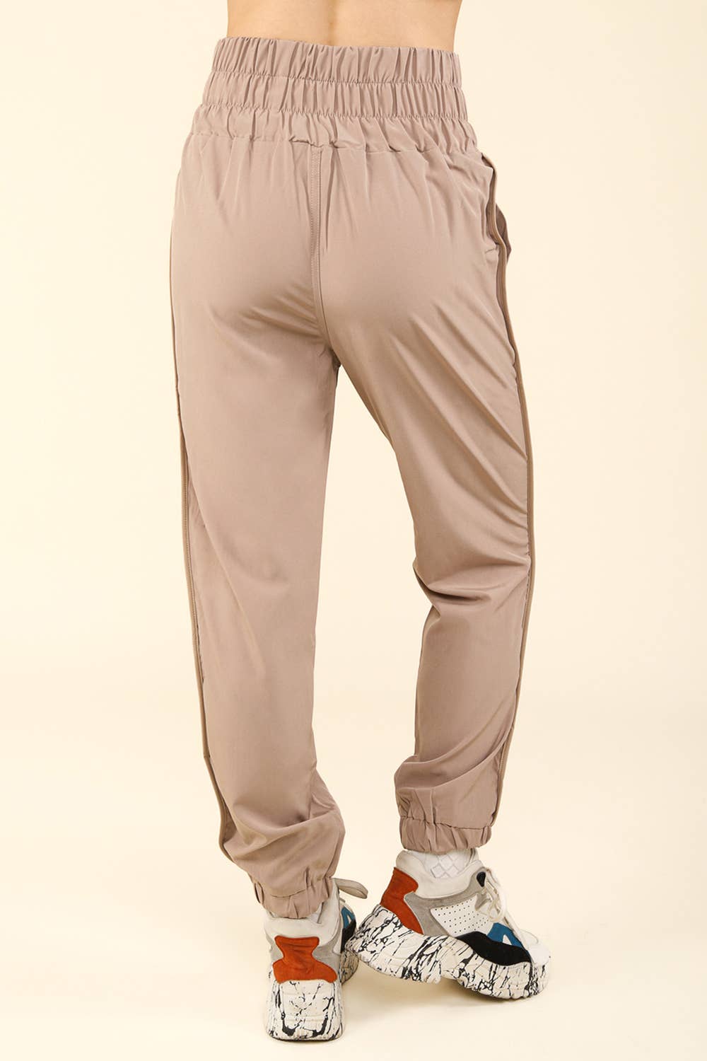 High Waisted Cargo Active Joggers w/ Pockets NP70063