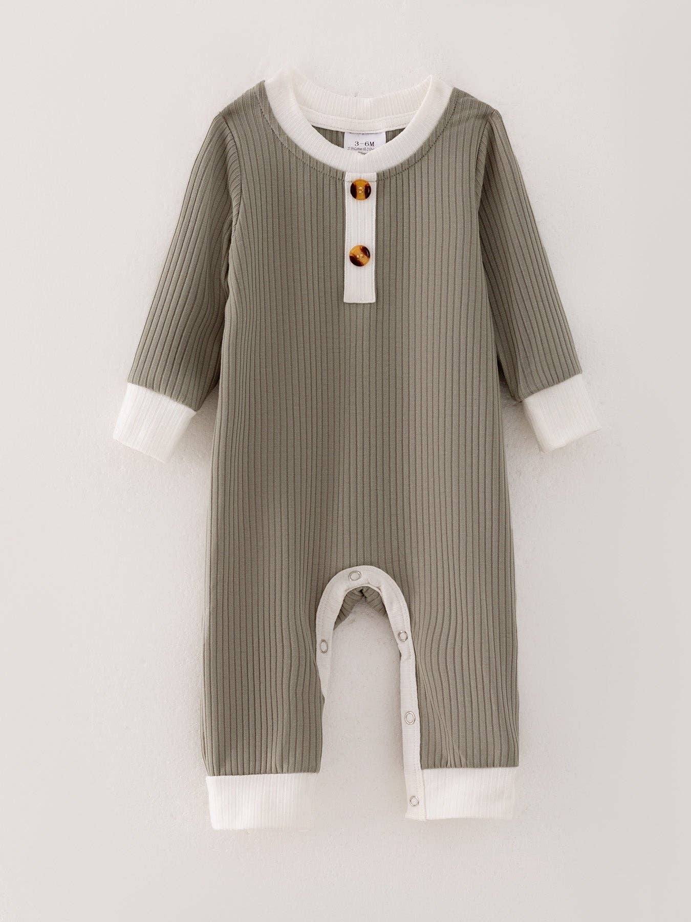 Boys Solid Color Romper RPG41506