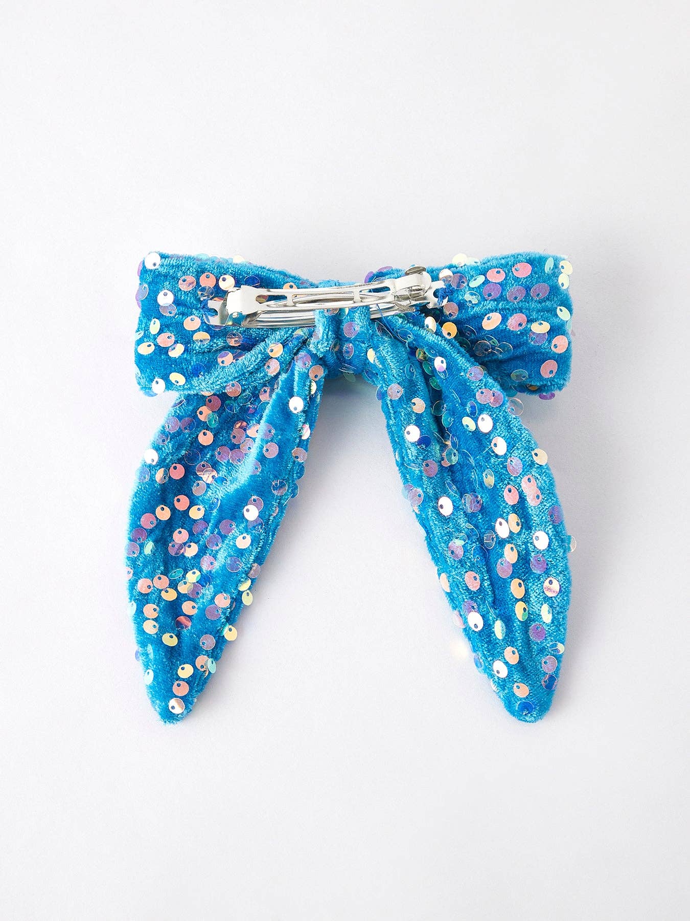 Girls Sequin Bow Hair Clip ACG567