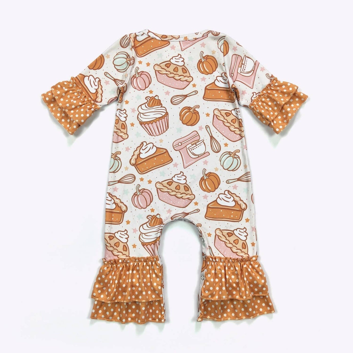 Pumpkin Pie Baby Romper- 101425br