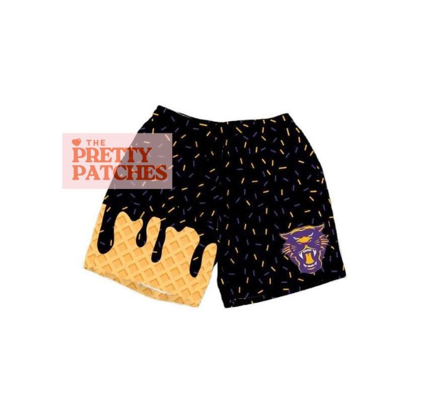 Drip Shorts MAURICEVILLE PANTHERS (ADULT) - PRE ORDER