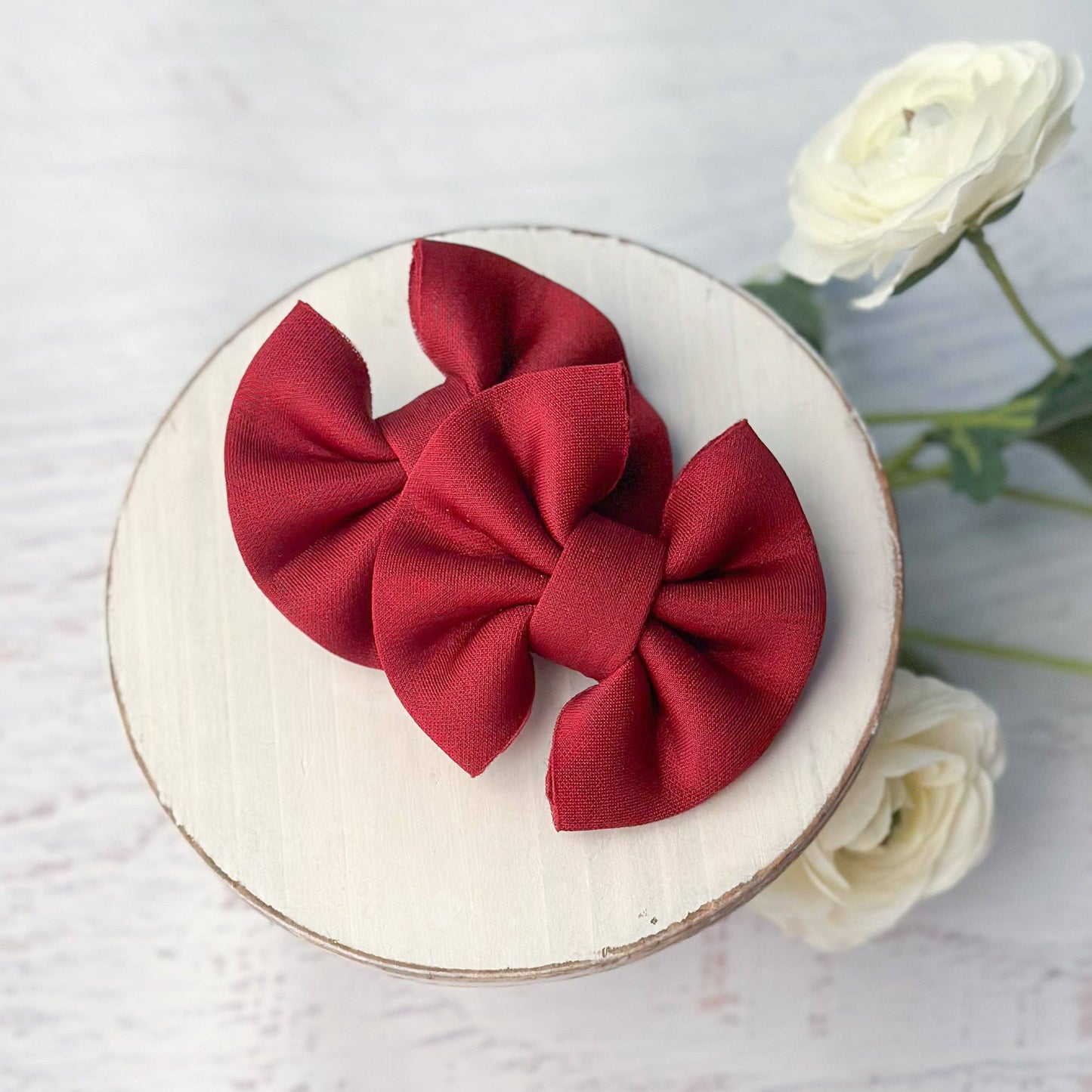 Puffy Pigtail Bows - Set of 2 7914