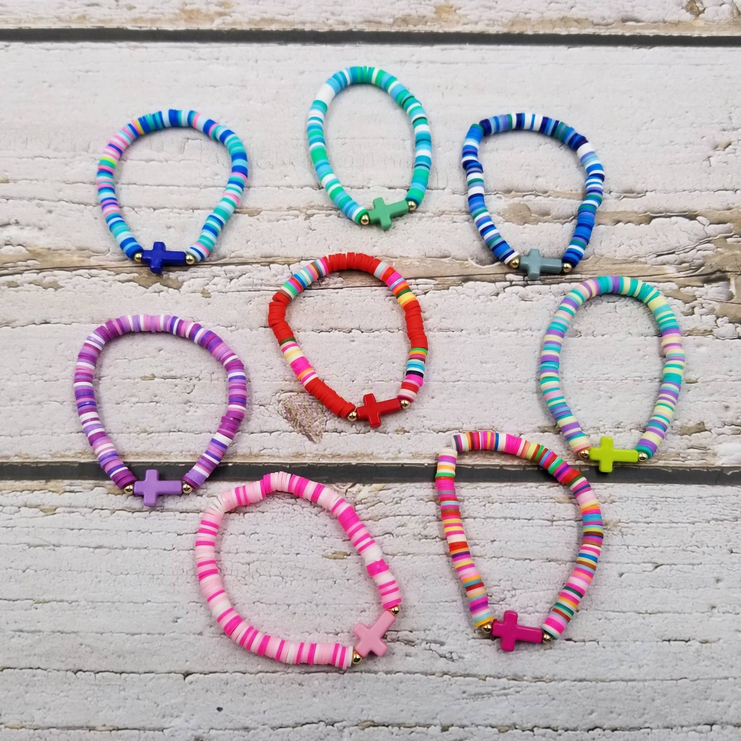 Cross Clay Bracelet TW1508