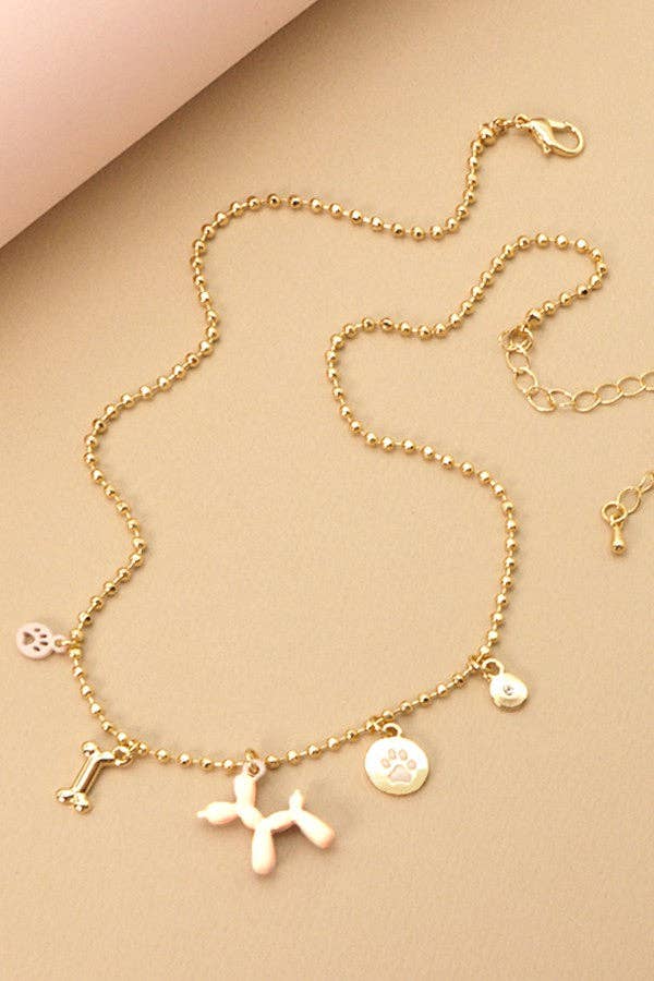 PUP PAW CHARM NECKLACE | PPC4