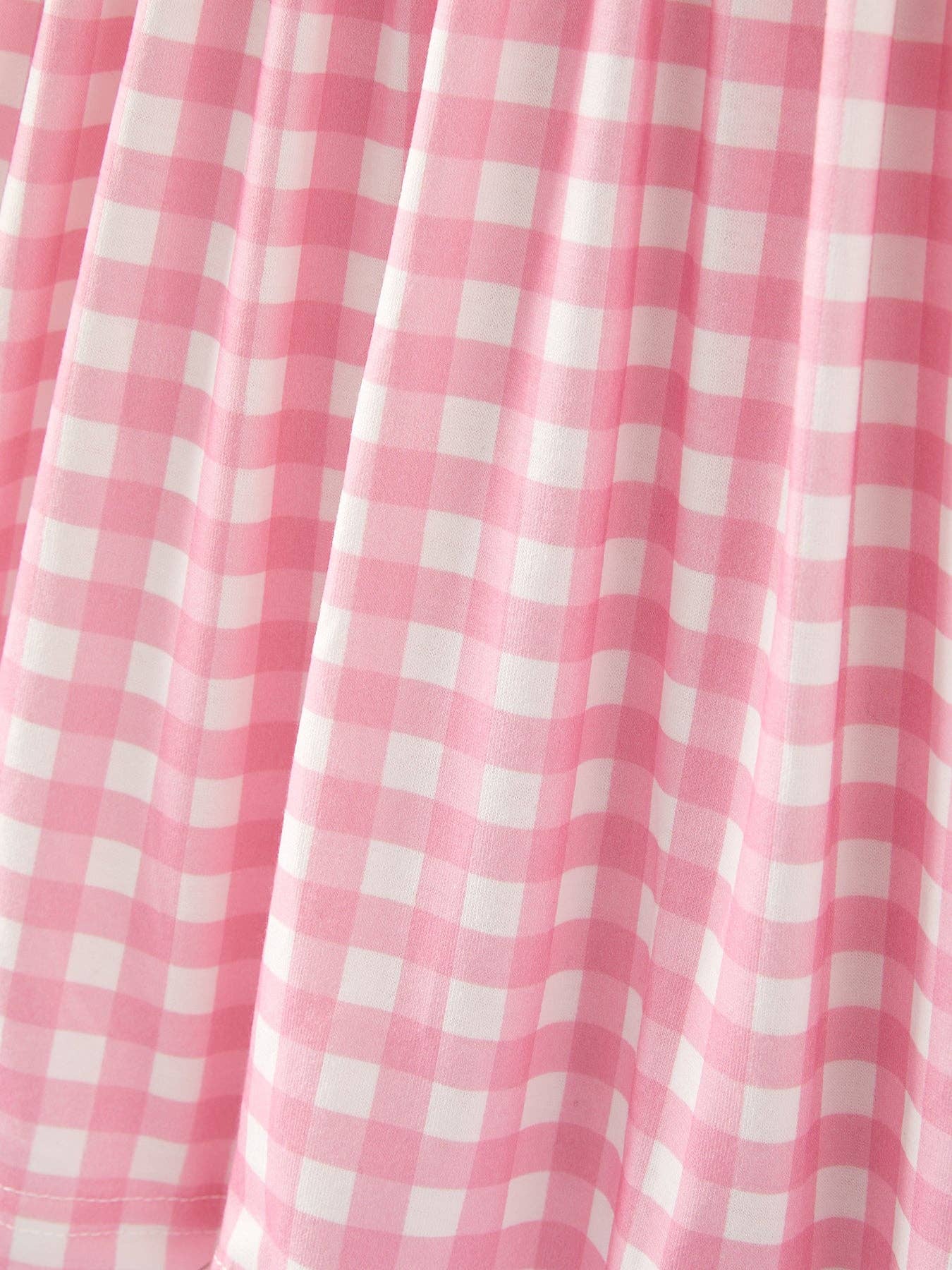 St. Patrick's Day Smocking 4-leaf Clover Plaid Bow Embroidered Dress DRG43529