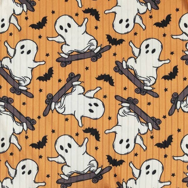 Skateboard Ghost Boy Romper 10625br