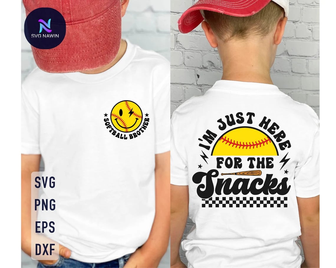 Softball Brother - T SHIRT - (Jerzee/Gildan)