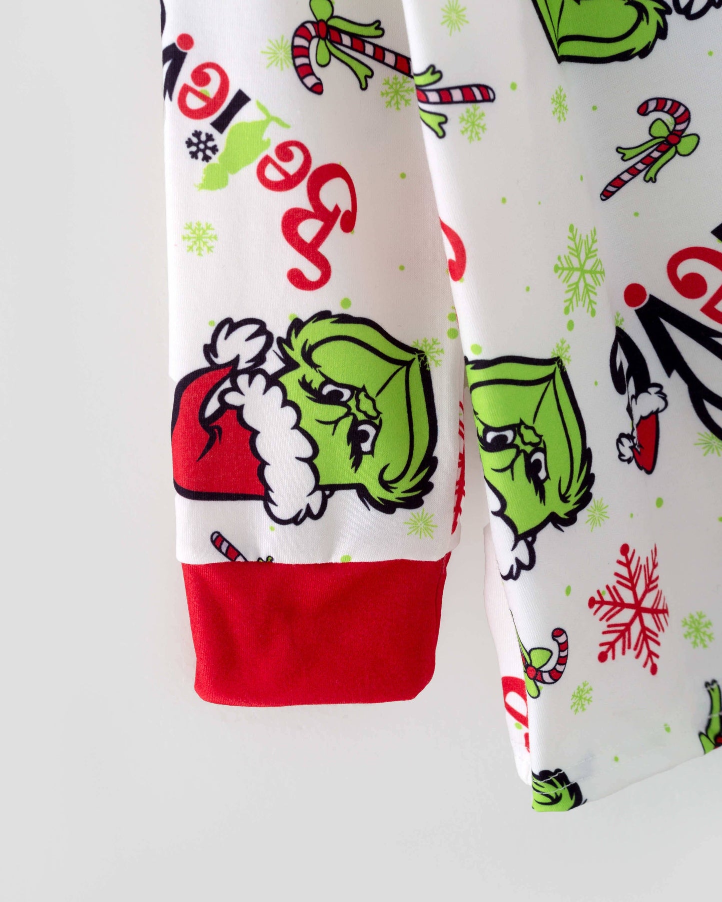 Holiday Grinch Boy Pajamas Sleepwear Clothes Set PJB40039