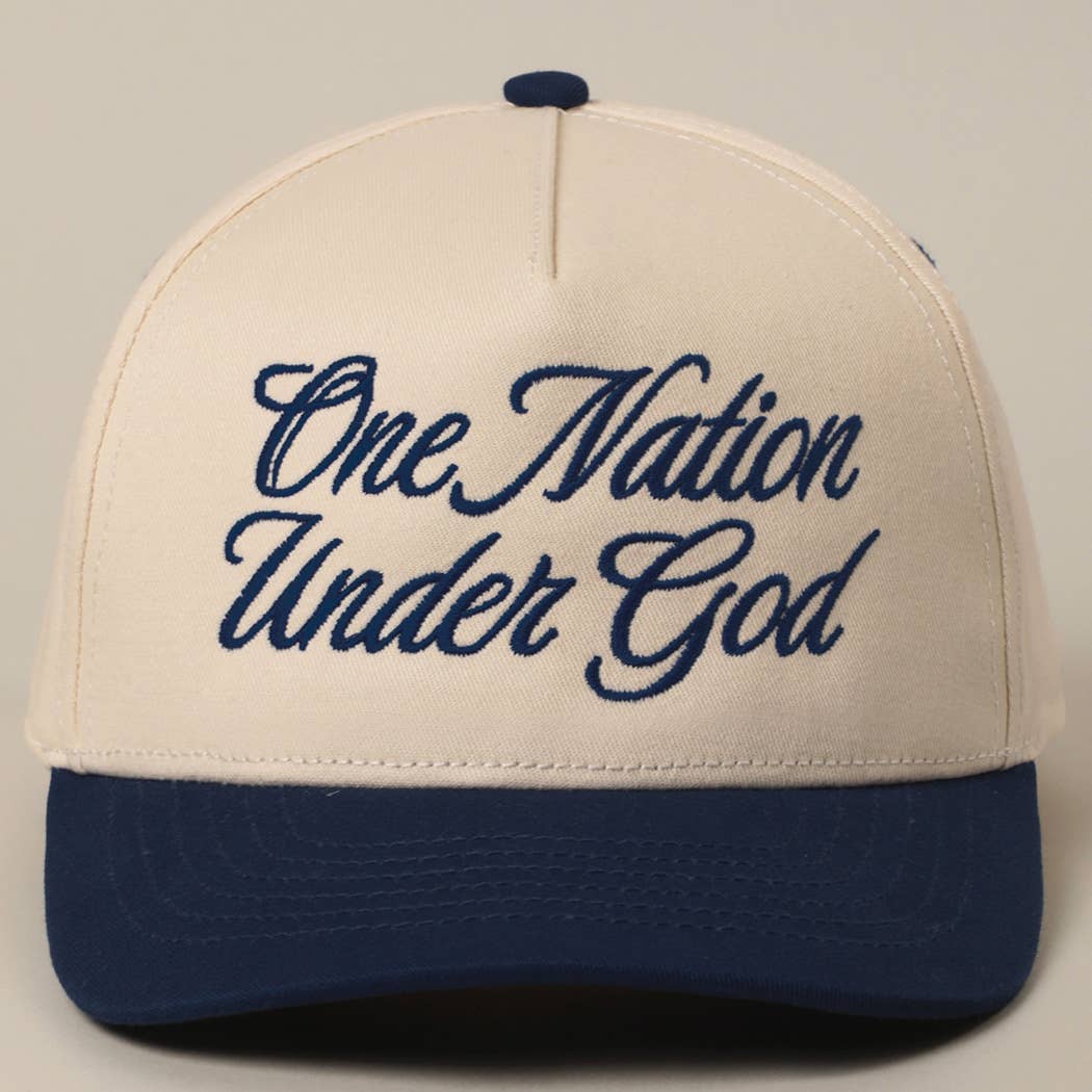 Fashion City - One Nation Under God Two-Tone Trucker Hat