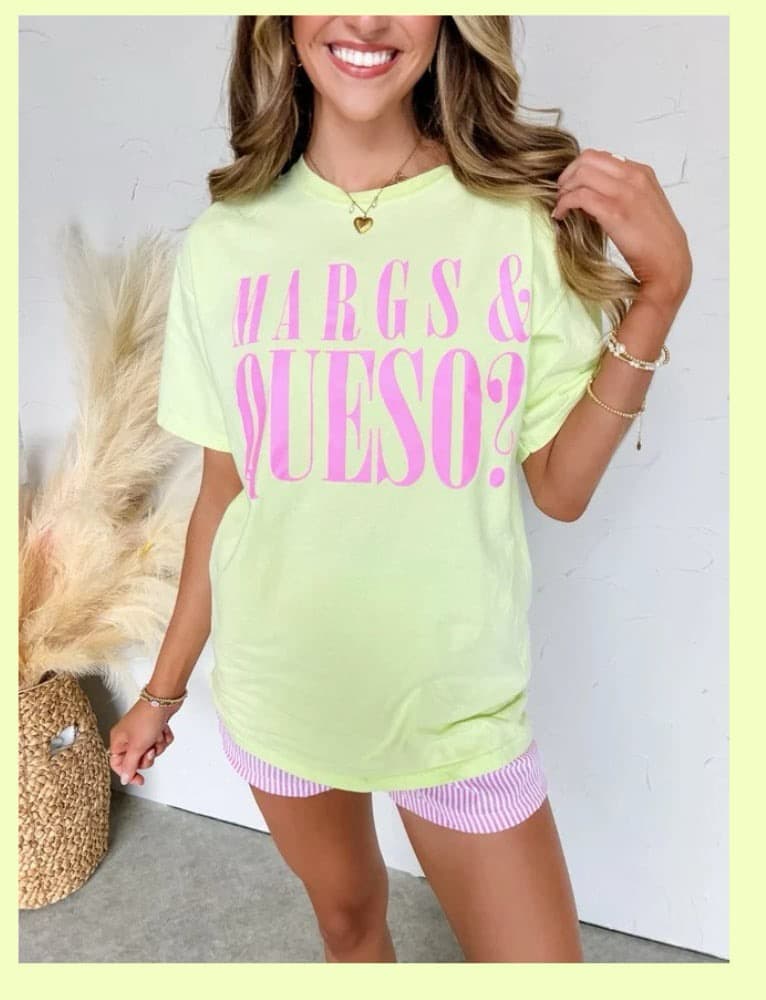 Margs & Queso? - T SHIRT - (Comfort Color)