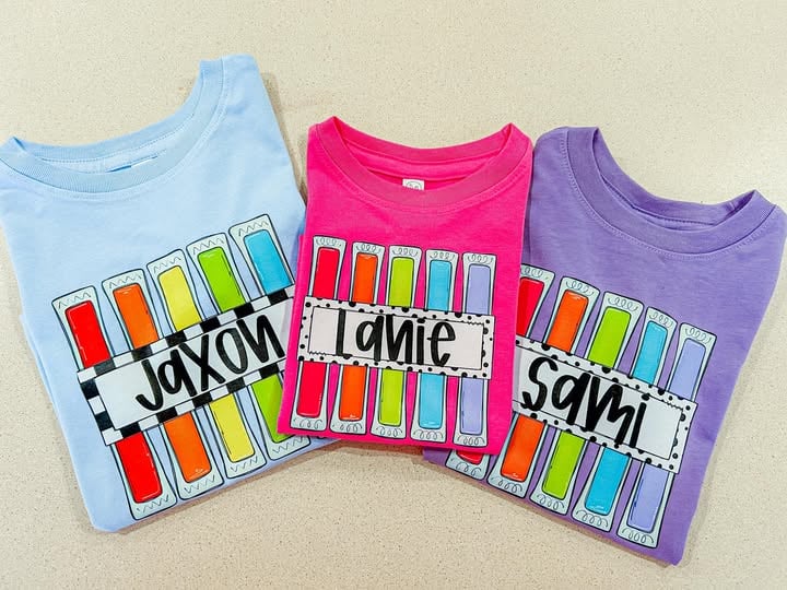 Custom Popsicle with Name - T SHIRT - (Jerzee/Gildan)