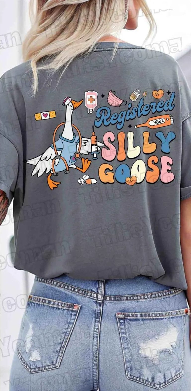 Registered Silly Goose - T SHIRT - (Comfort Color)
