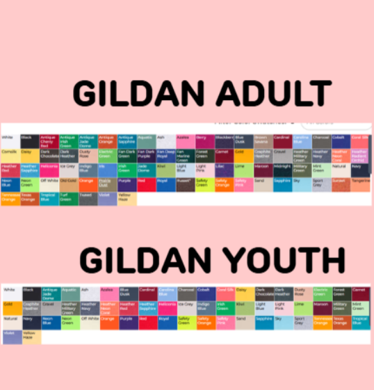 VARSITY PINK & TEAL MERRY 920263 ------ T SHIRT------ (GILDAN/LAT) 092126SH