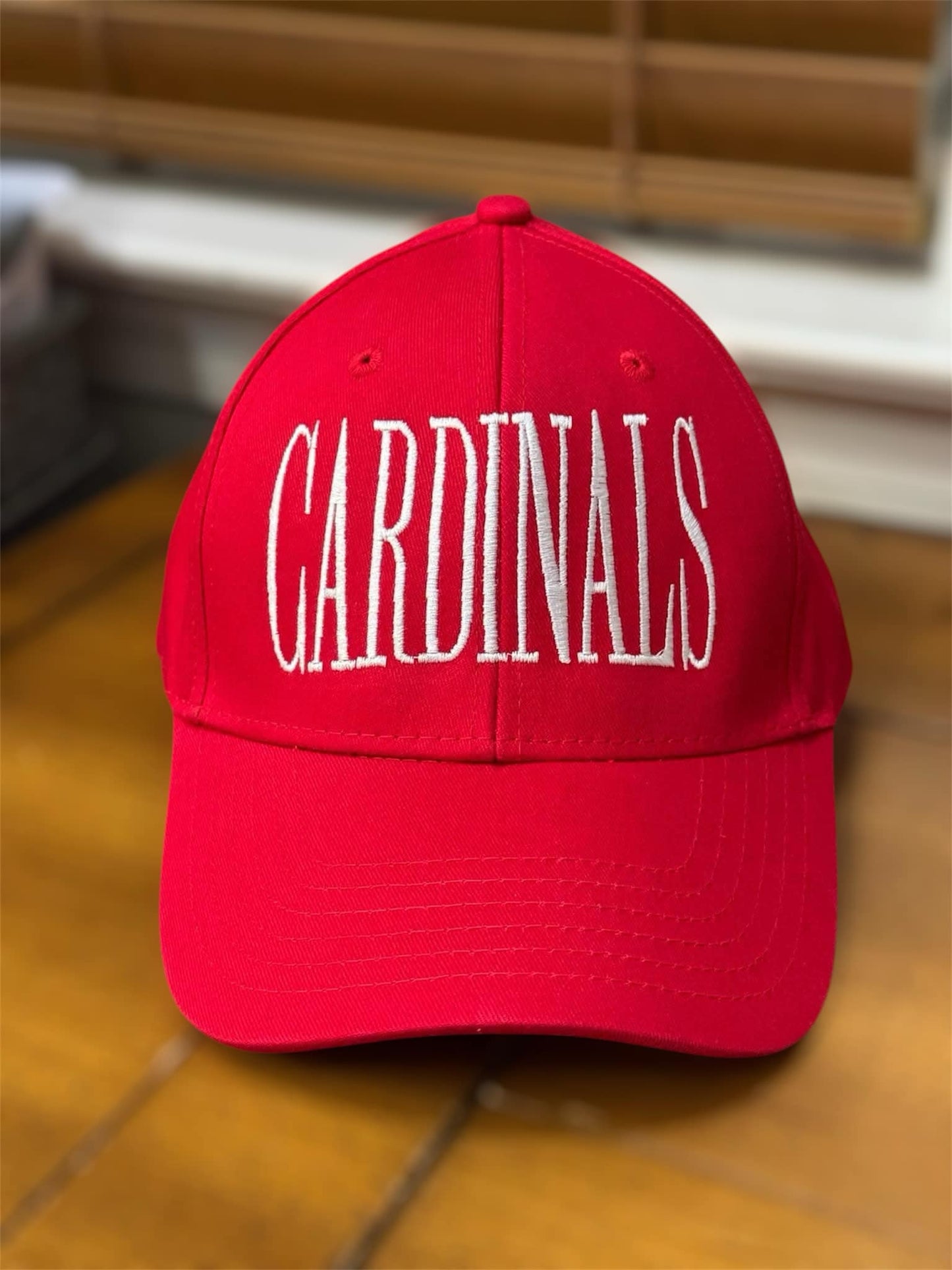 Embroidered Cardinals Hat
