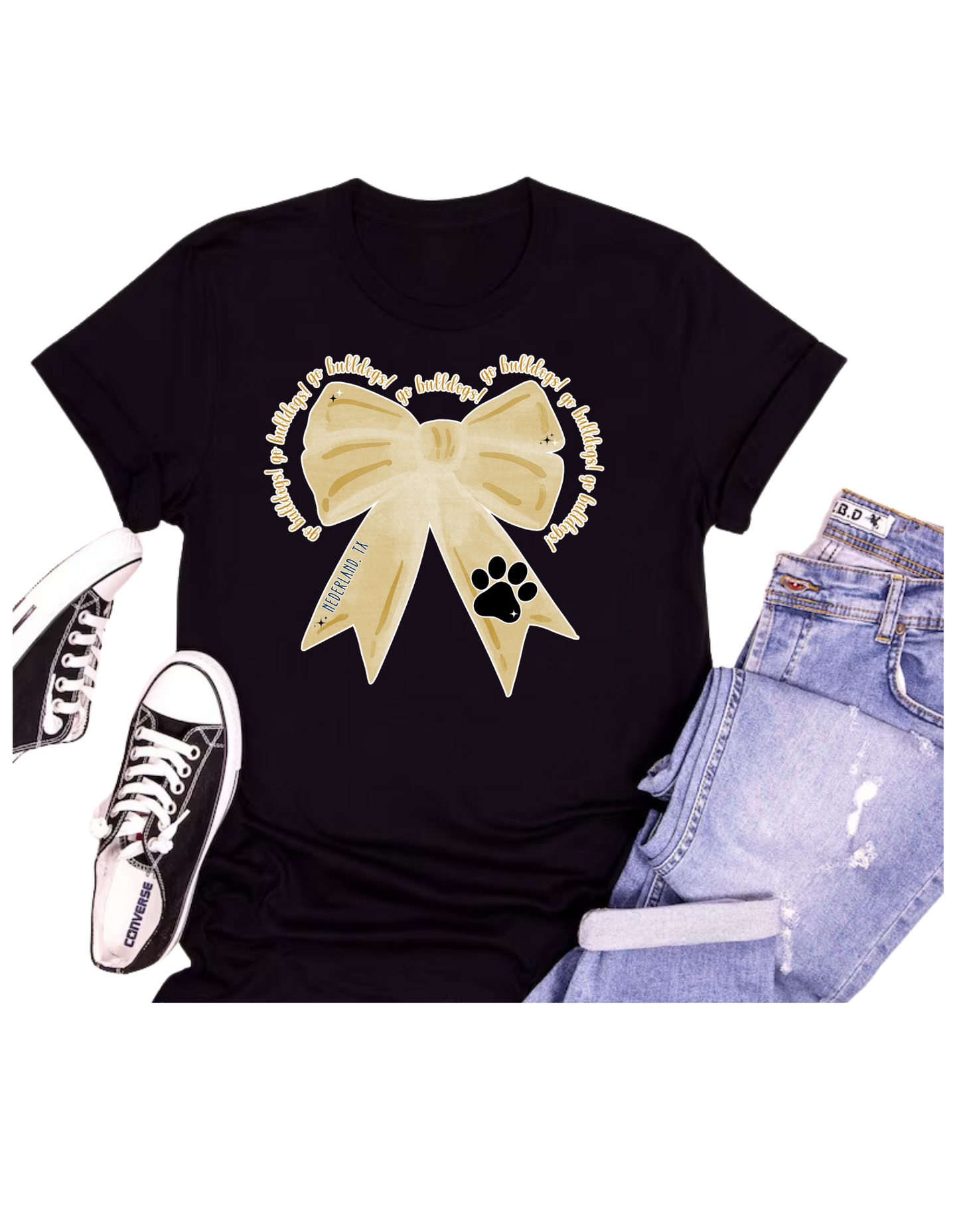 Nederland bulldogs and bows T-shirt