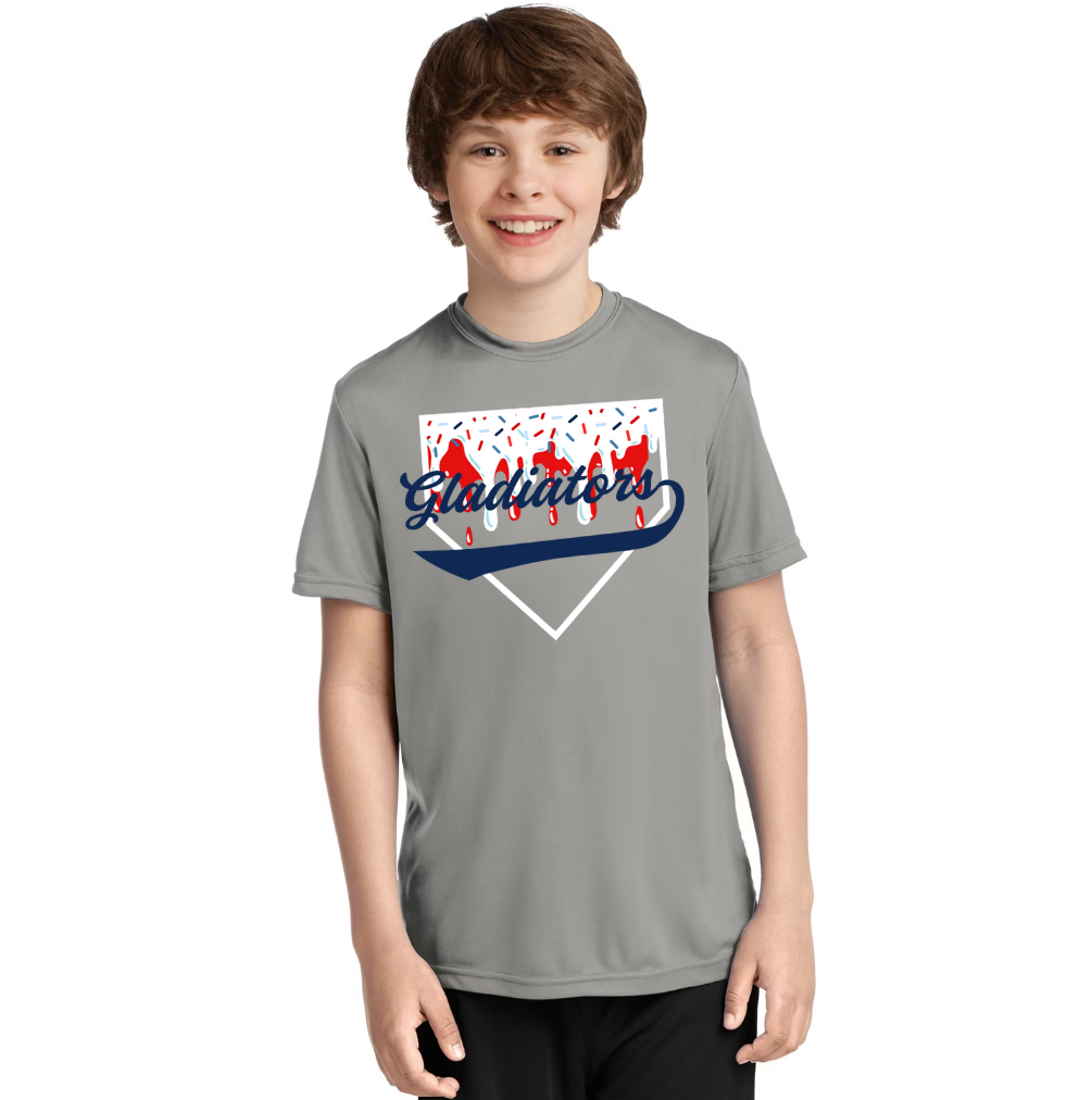 Gladiators Drip ( white, red and blue ice cream drip) T-shirt