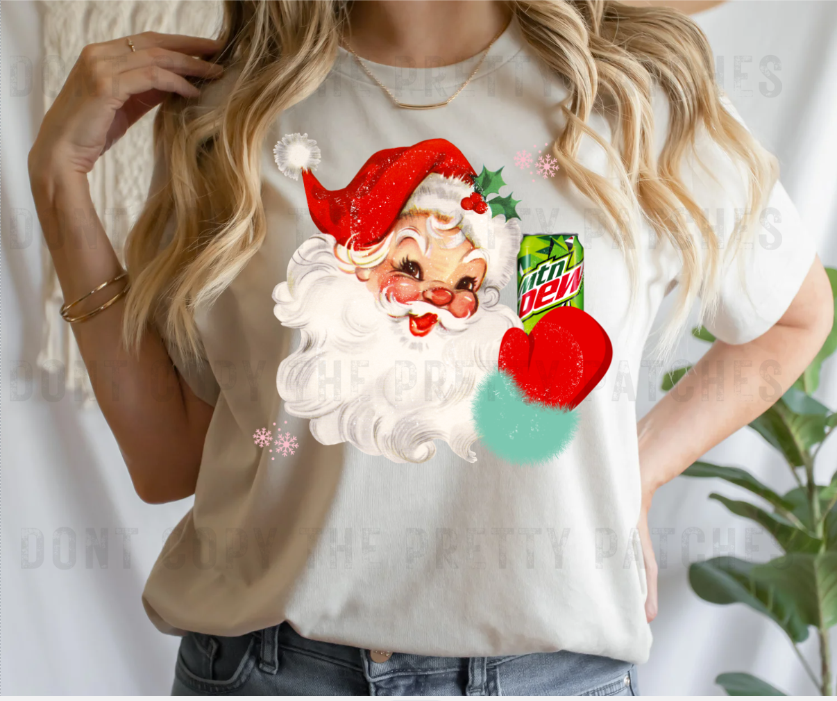 Vintage santa Moutain dew