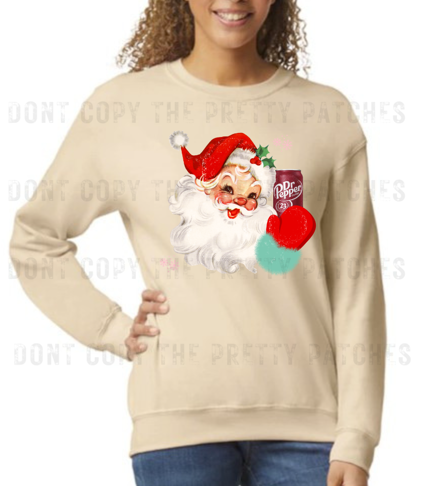 Vintage Santa Dr. Pepper - T SHIRT - (Bella)