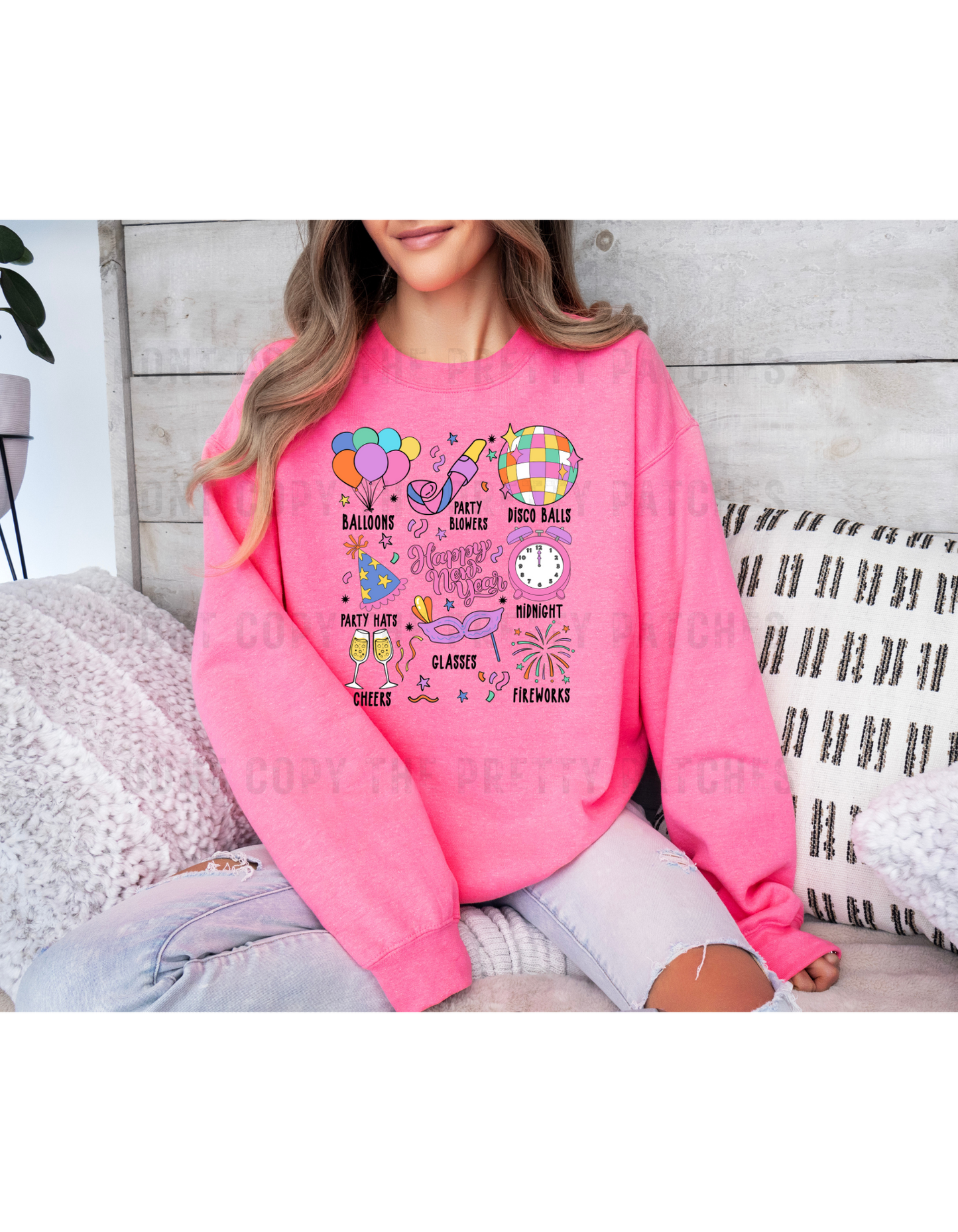 New years eve essentials sweatshirt