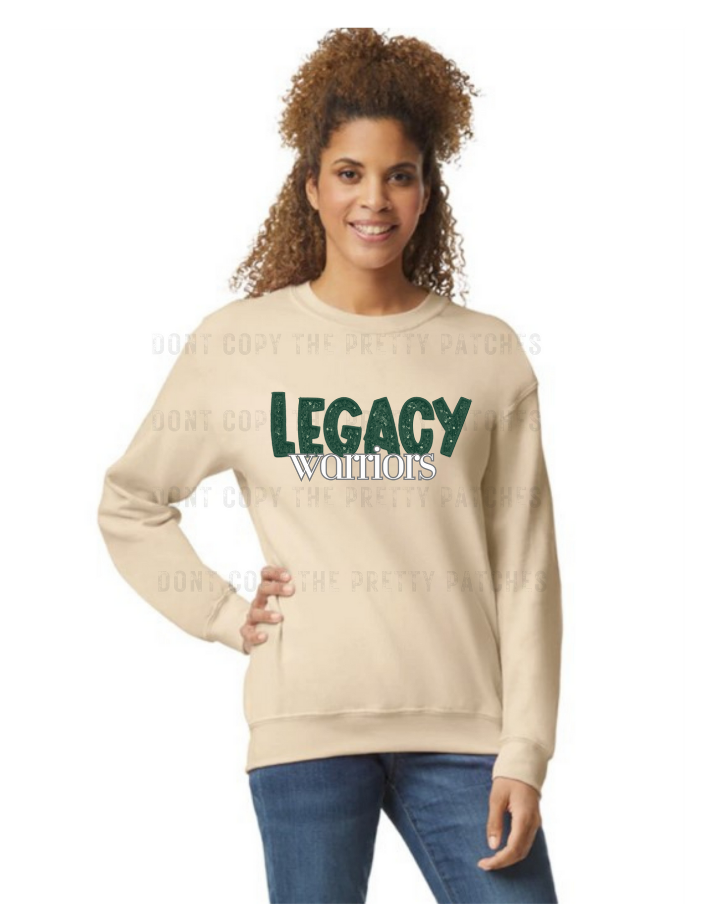 Legacy Warriors Faux Embroidery